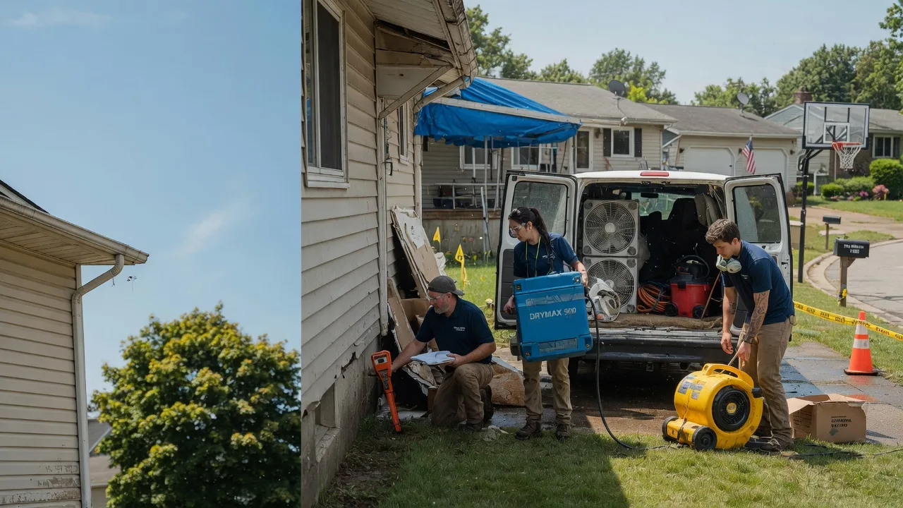 Ceiling Leak Cleanup in Homeworth, OH near me