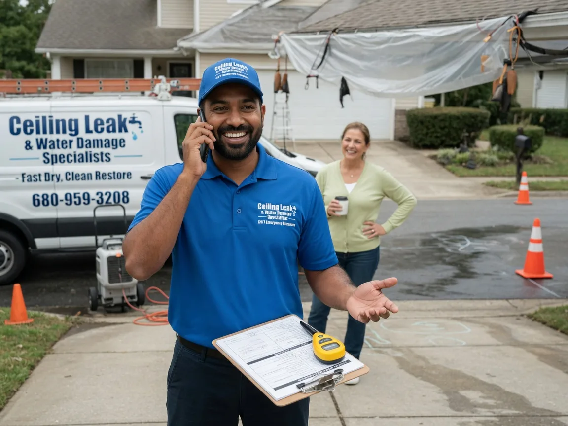 Ceiling Leak Cleanup Homeworth, OH FAQs